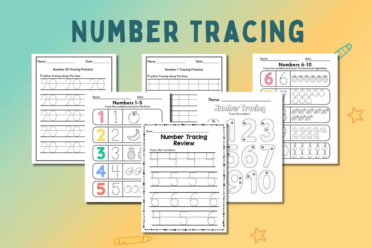 Preschool & Kindergarten Worksheets Bundle | 600+ Pages | Tracing, Alphabet, Math, Dot Marker, Fine Motor