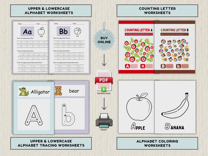 850+ Preschool Worksheets Bundle | Printable Learning Activities for Toddlers & Kindergarten