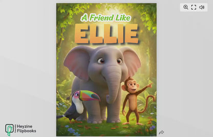 Kids Story Book PDF – A Friend Like Ellie | Children's Kindness Adventure Digital Download