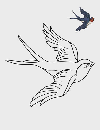 50 Bird Coloring Pages for Kids | Printable Bird Coloring Book | Learning Worksheets