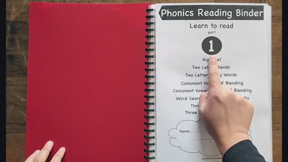 Printable Phonics Workbook for Kids | CVC Words, Sight Words & Blends