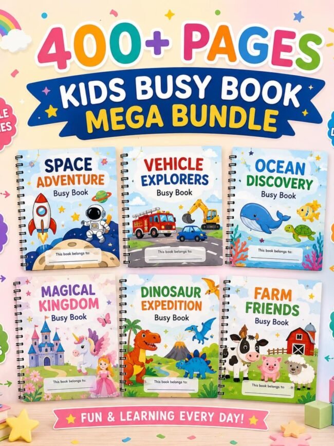 400+ Kids Learning Activities Bundle PLR MRR | Editable Canva Worksheets | Preschool & Kindergarten Printable 400+ Kids Learning Activities Bundle PLR MRR | Editable Canva Worksheets | Preschool & Kindergarten Printable